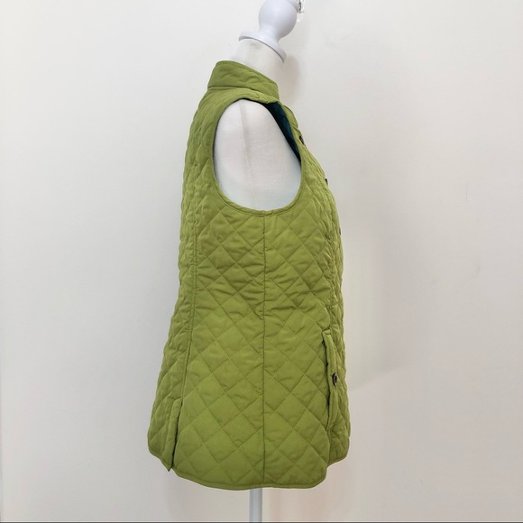 J. Jill Green Quilted Vest - Picture 6 of 12